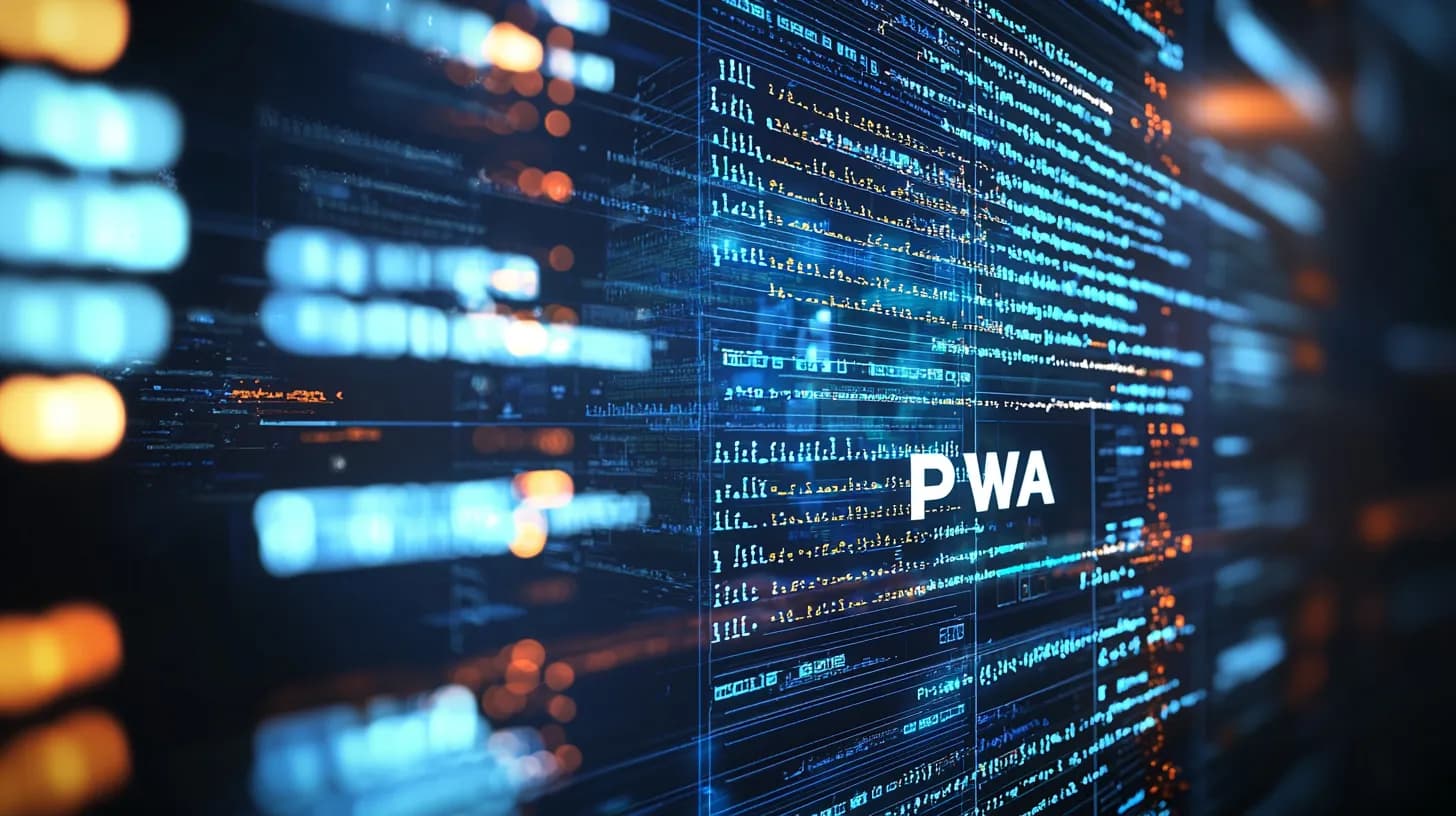 Aplikacja PWA zdjęcie kodu